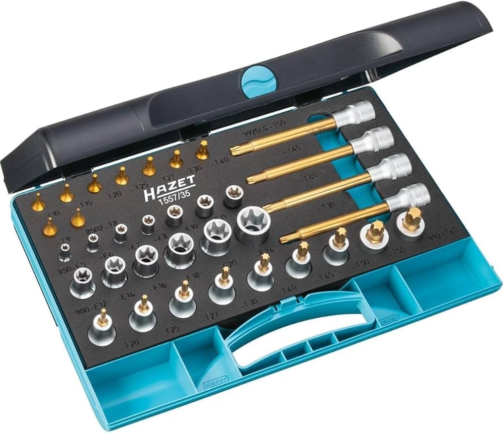 HAZET Zestaw narzędzi TORX 1557/35 I 35-elementowy zestaw I